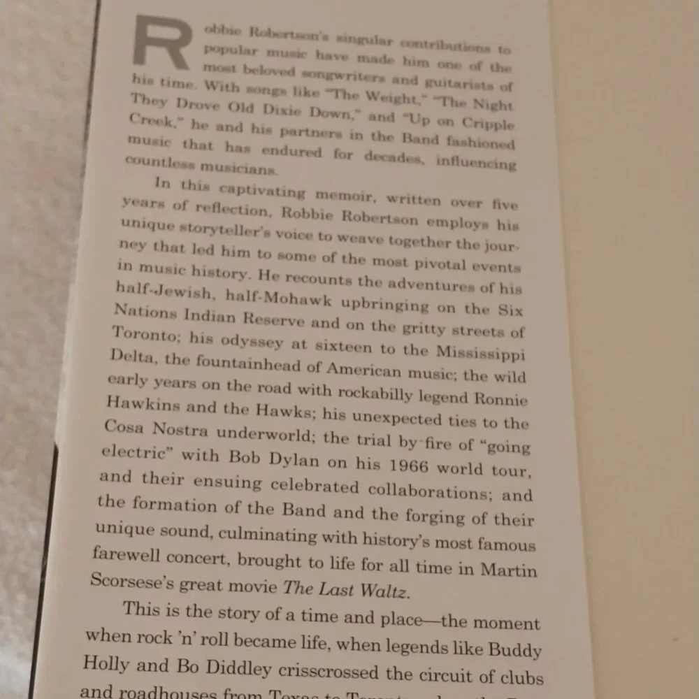 Testimony By Robbie Robertson - Autobiography - Picture 6 of 6